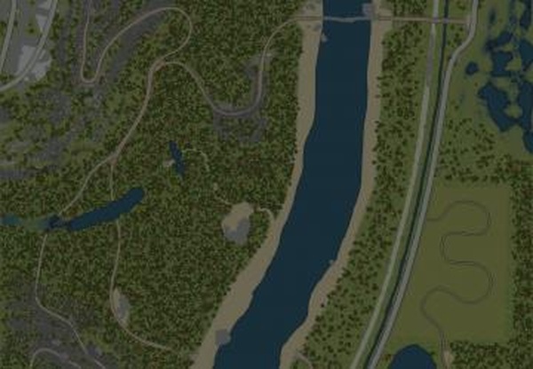 Карта «Two Mountains and a River» версия 24.05.26 для Spintires: MudRunner (v28.09.22)
