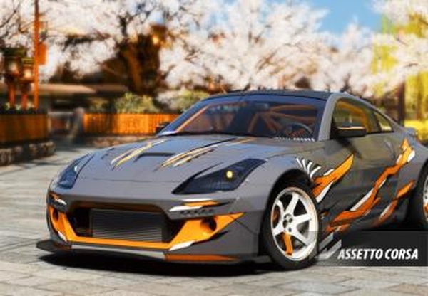 Мод Poulpi_Nissan 350z_Competition_2JZ_encr версия 1.0 для Assetto Corsa