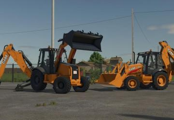 Мод Case 580N & 580 Super N Backhoes версия 1.0.0.0 для Farming Simulator 2025