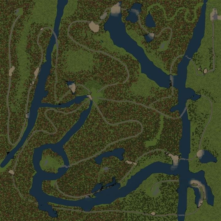 Мод Карта Солнце в Октябре для Spintires: MudRunner