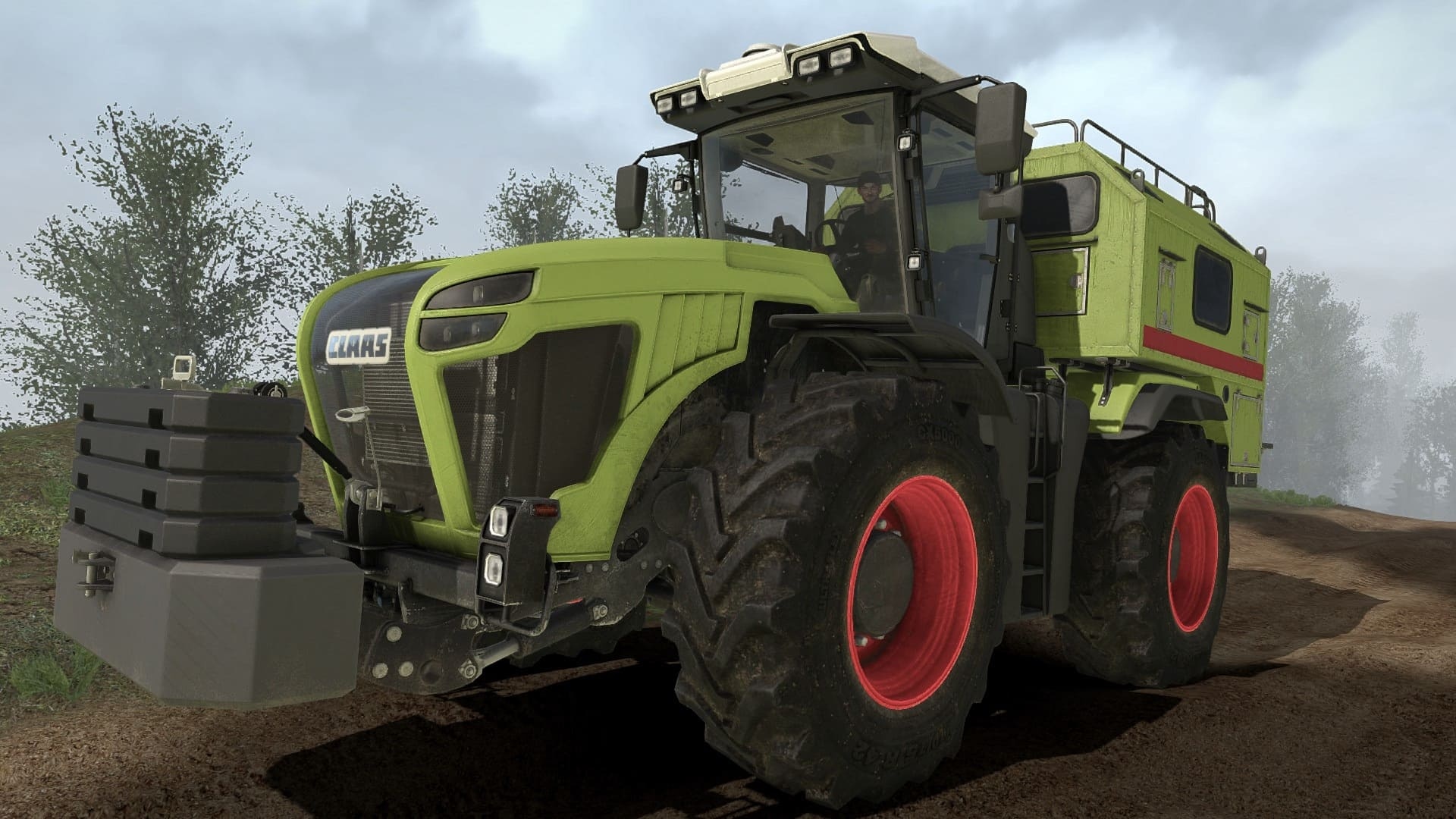 Мод Claas Xerion 5000 v08.11.25 для Spintires: MudRunner