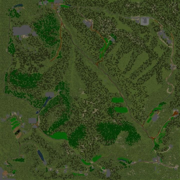 Мод Карта In the Village для Spintires: MudRunner