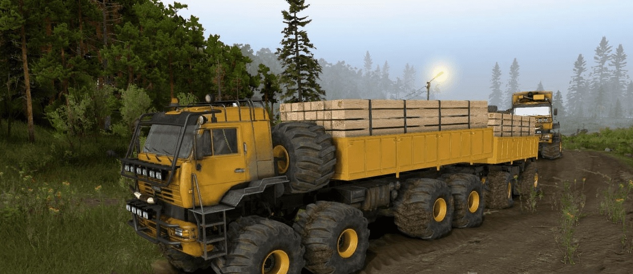 Мод Kamaz Polar Forwarder для SpinTires