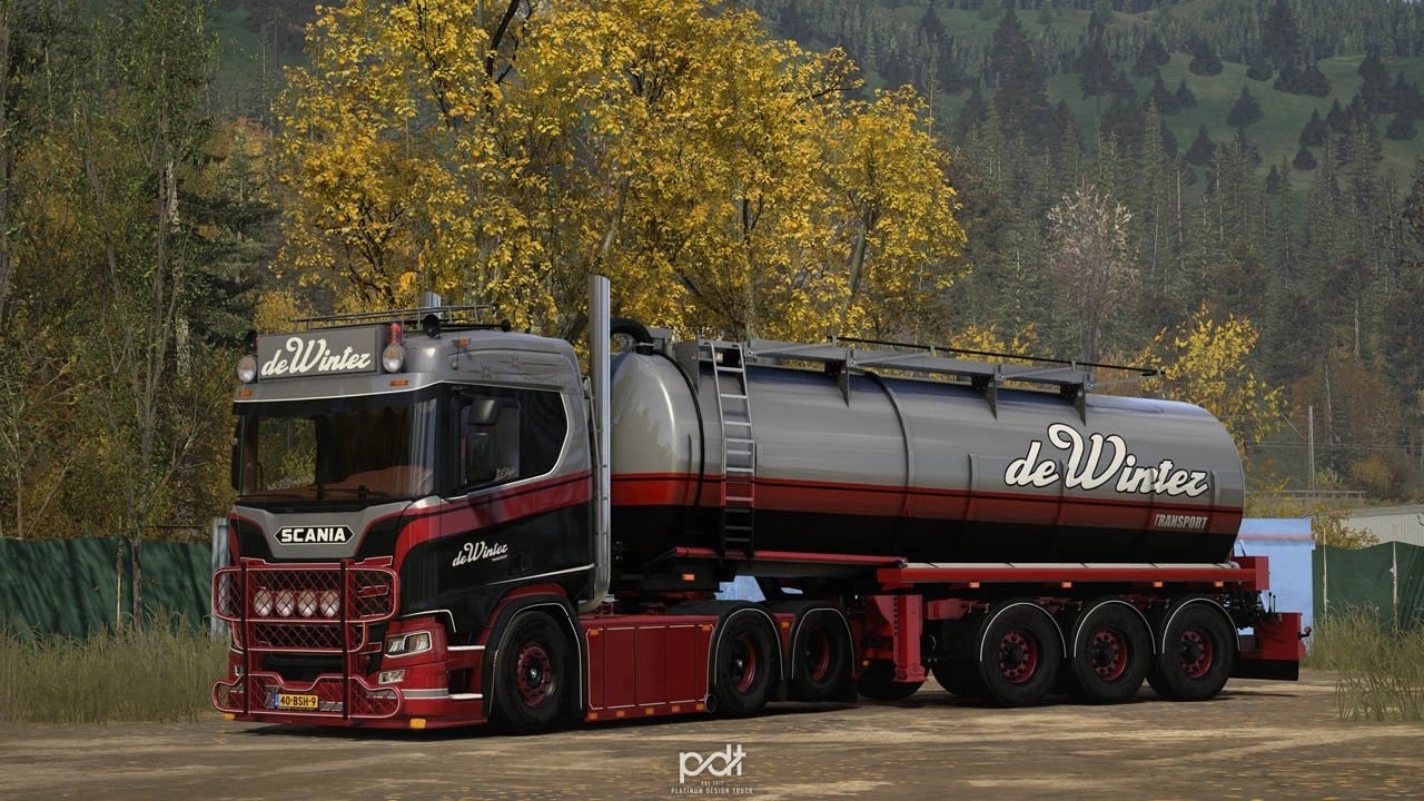 МОД Scania R500 + Trailer "de Winter" v3.0 ДЛЯ EURO TRUCK SIMULATOR 2