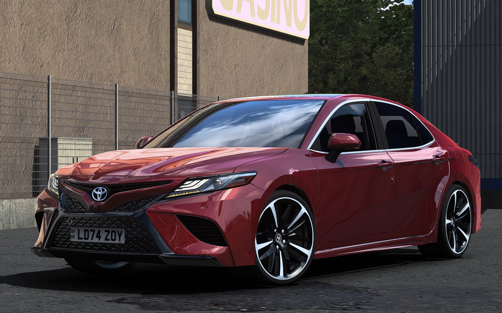 МОД Toyota Camry XV70 XSE 2018 v2.3 ДЛЯ EURO TRUCK SIMULATOR 2