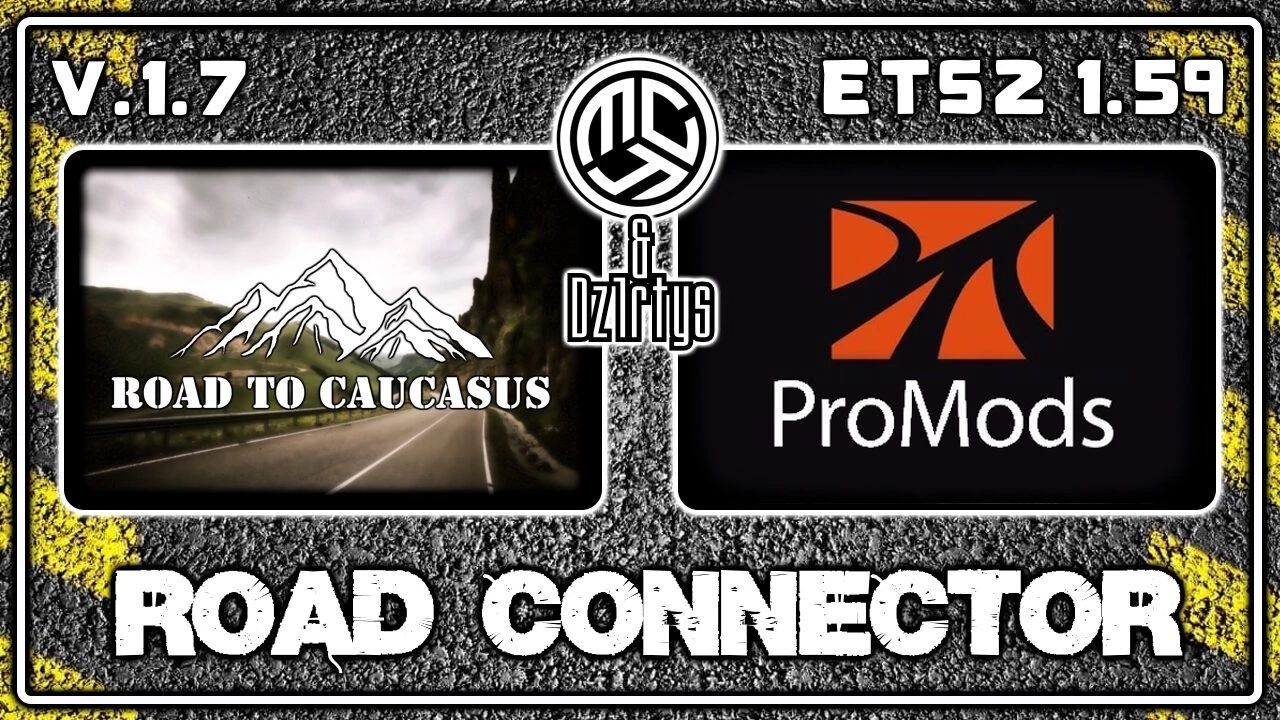МОД Road to Caucasus + Promods RC v1.7 ДЛЯ EURO TRUCK SIMULATOR 2