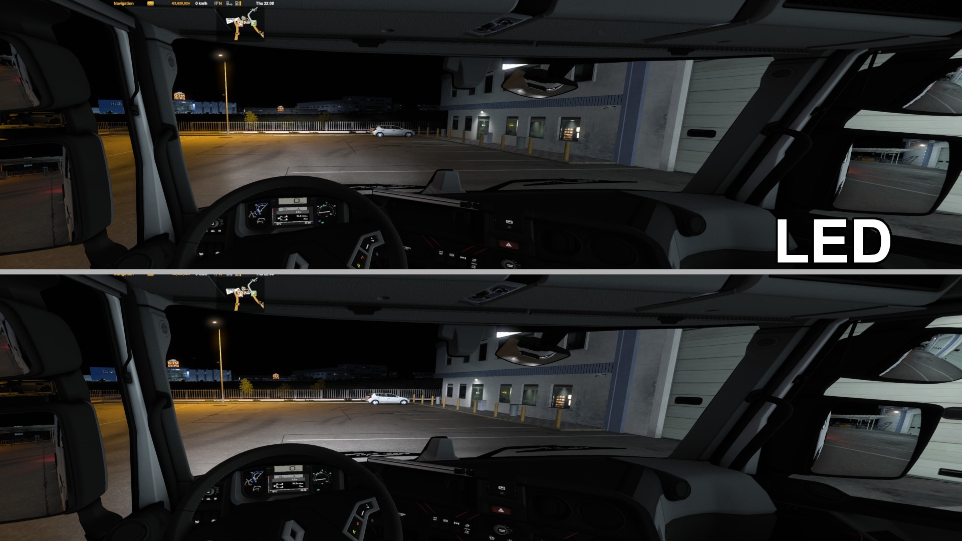 МОД Headlight Options v1.59 ДЛЯ EURO TRUCK SIMULATOR 2