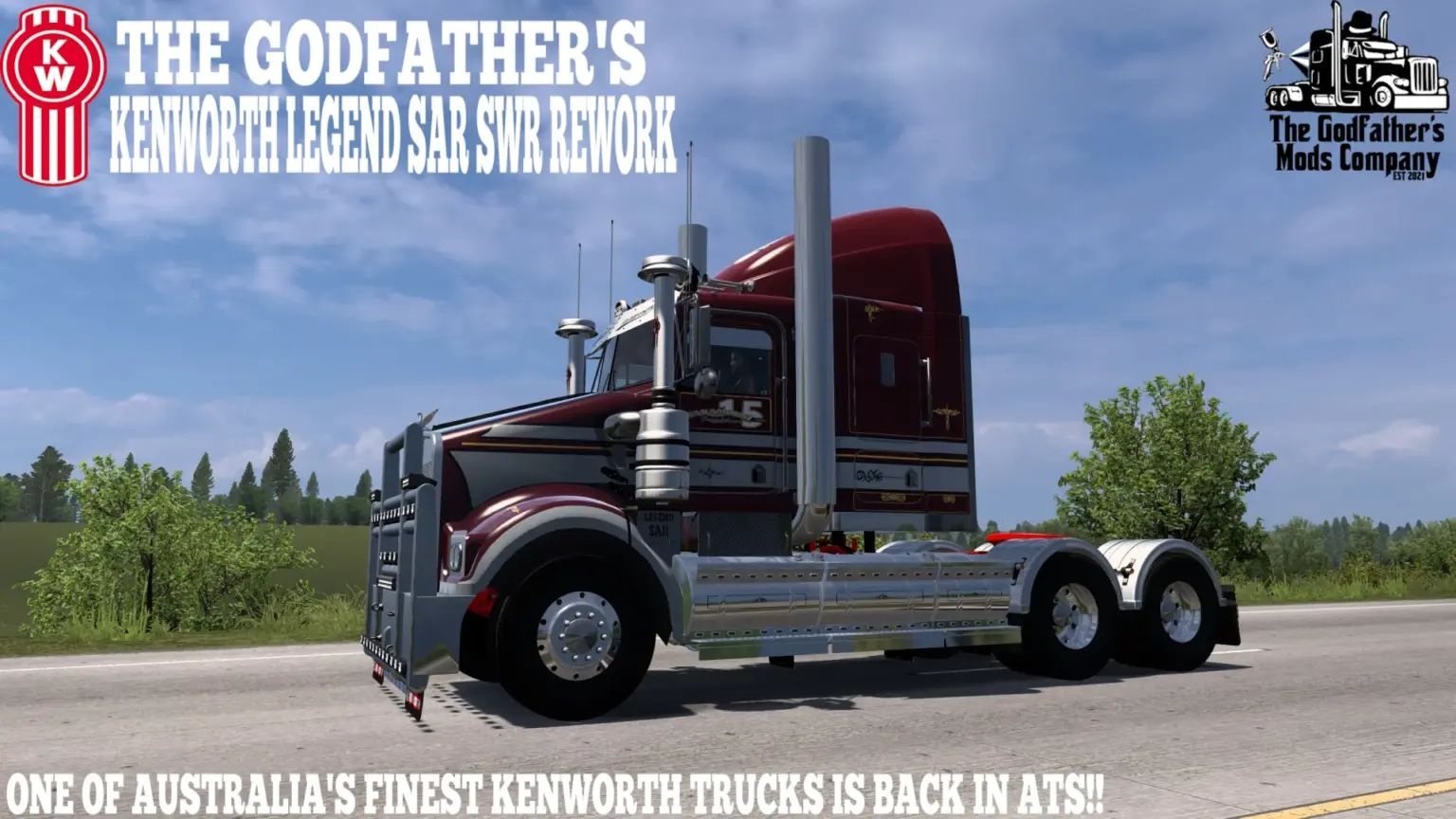 МОД Kenworthy Legend SAR SWR Rework v1.0 ДЛЯ AMERICAN TRUCK SIMULATOR