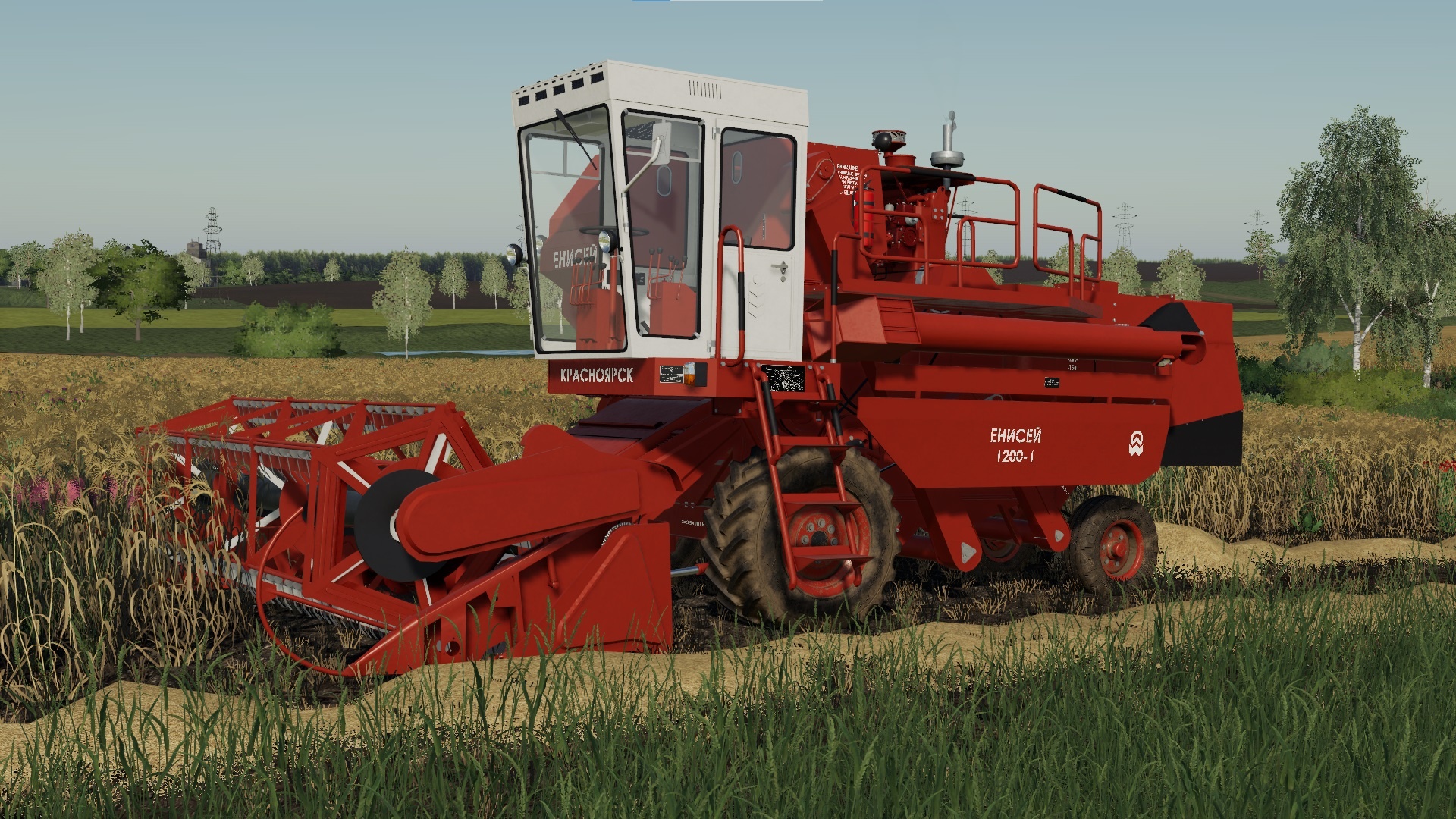 МОД ЕНИСЕЙ 1200-1 V2.0.0.0 ДЛЯ FARMING SIMULATOR 2019