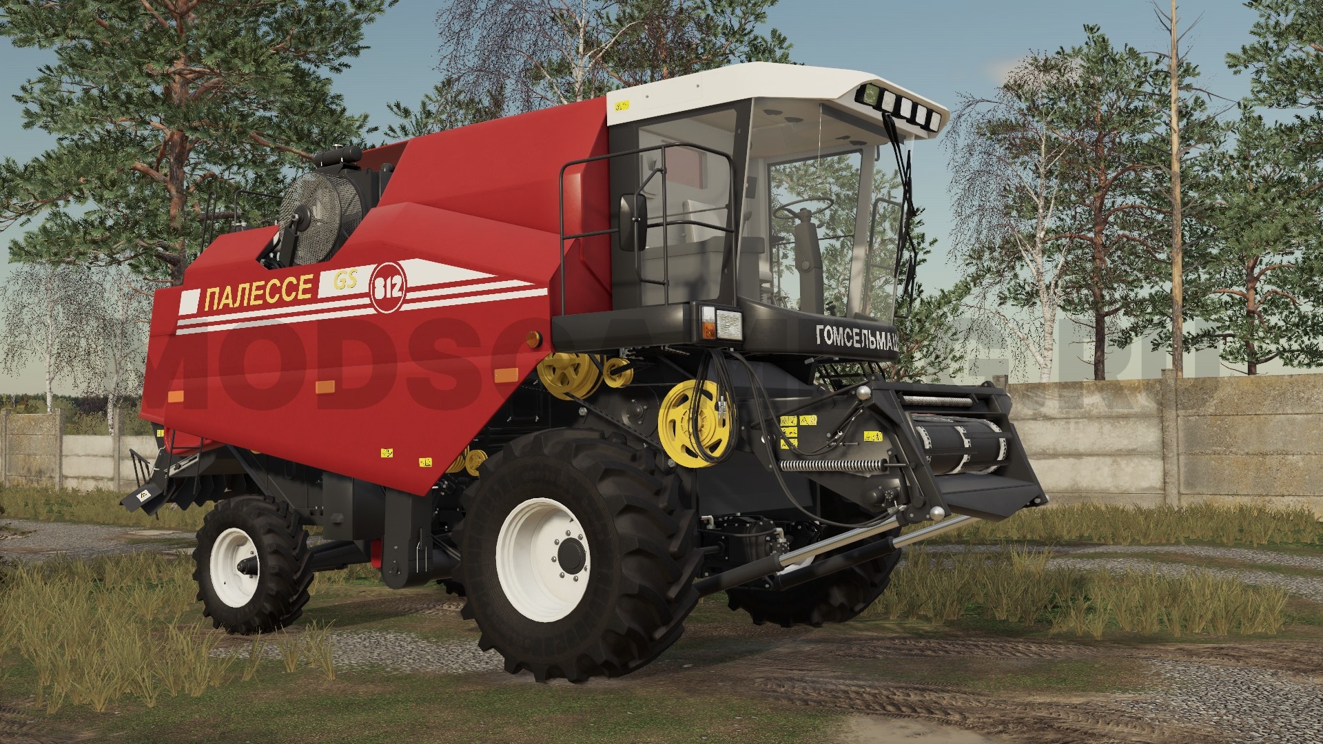 МОД PALESSE GS812 V1.0.0.0 ДЛЯ FARMING SIMULATOR 2019
