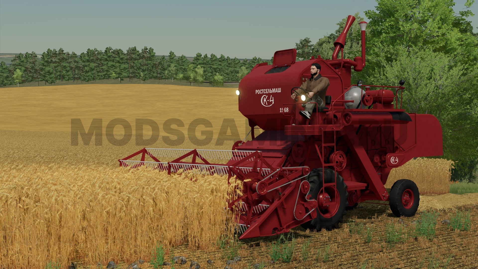 МОД РОСТСЕЛЬМАШ CК-4 V1.0.0.0 ДЛЯ FARMING SIMULATOR 2022