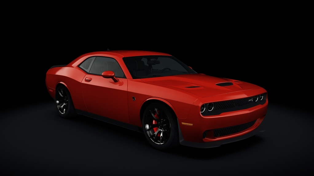 Мод Dodge Challenger SRT Hellcat Manual v1.0 для Assetto Corsa