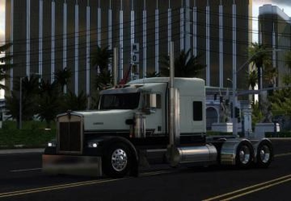 Мод Kenworth W900 L/B версия 1.1 для American Truck Simulator (v1.59.x)