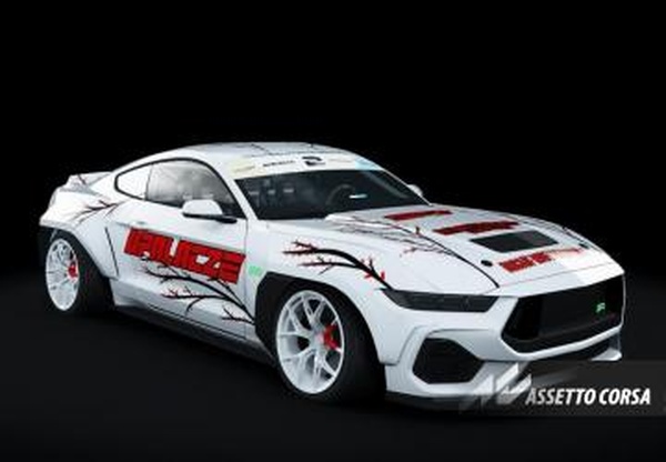 Мод UDS S2 Ford Mustang 2024 Coyotte 5.4L Compressor vv.1.2 для Assetto Corsa