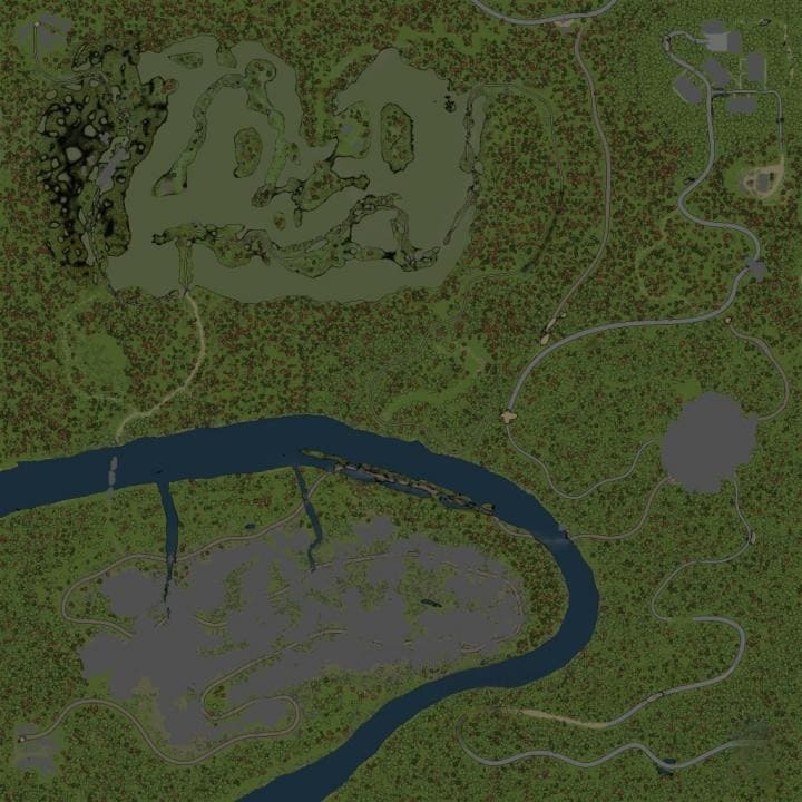 Мод Карта Три пилки для Spintires: MudRunner