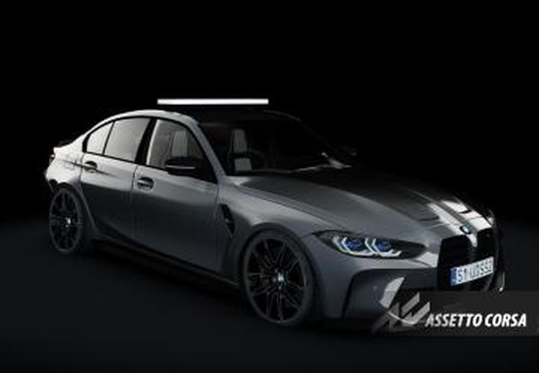 Мод UDS S2 BMW M3 G80 Competiton SAFETY CAR версия v.1.1 для Assetto Corsa