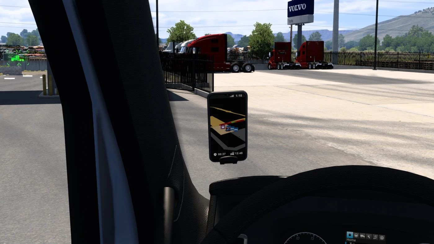 МОД ETA and rest on Cabin Accessory GPS v1.4 ДЛЯ AMERICAN TRUCK SIMULATOR
