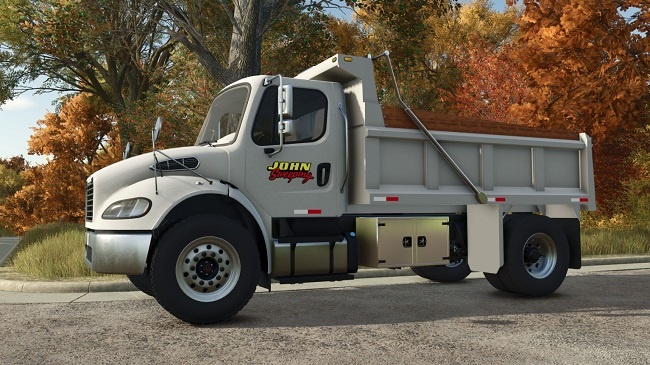 Мод Freightliner M2 Dumper v1.1.0.0 (1.19.x) ДЛЯ FARMING SIMULATOR 2025