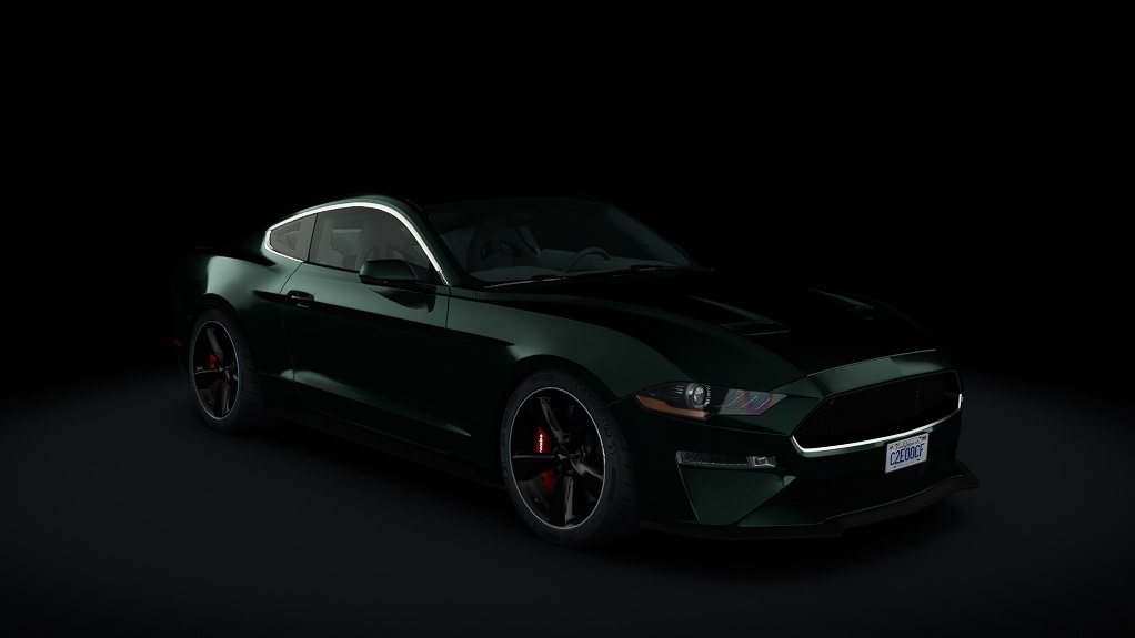 Мод Ford Mustang GT 2018 Bullitt v1.0 для Assetto Corsa