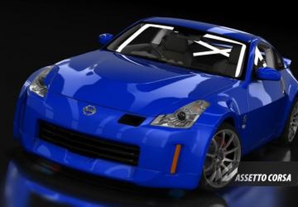 Мод EDN Nissan 350z версия 1.1 для Assetto Corsa