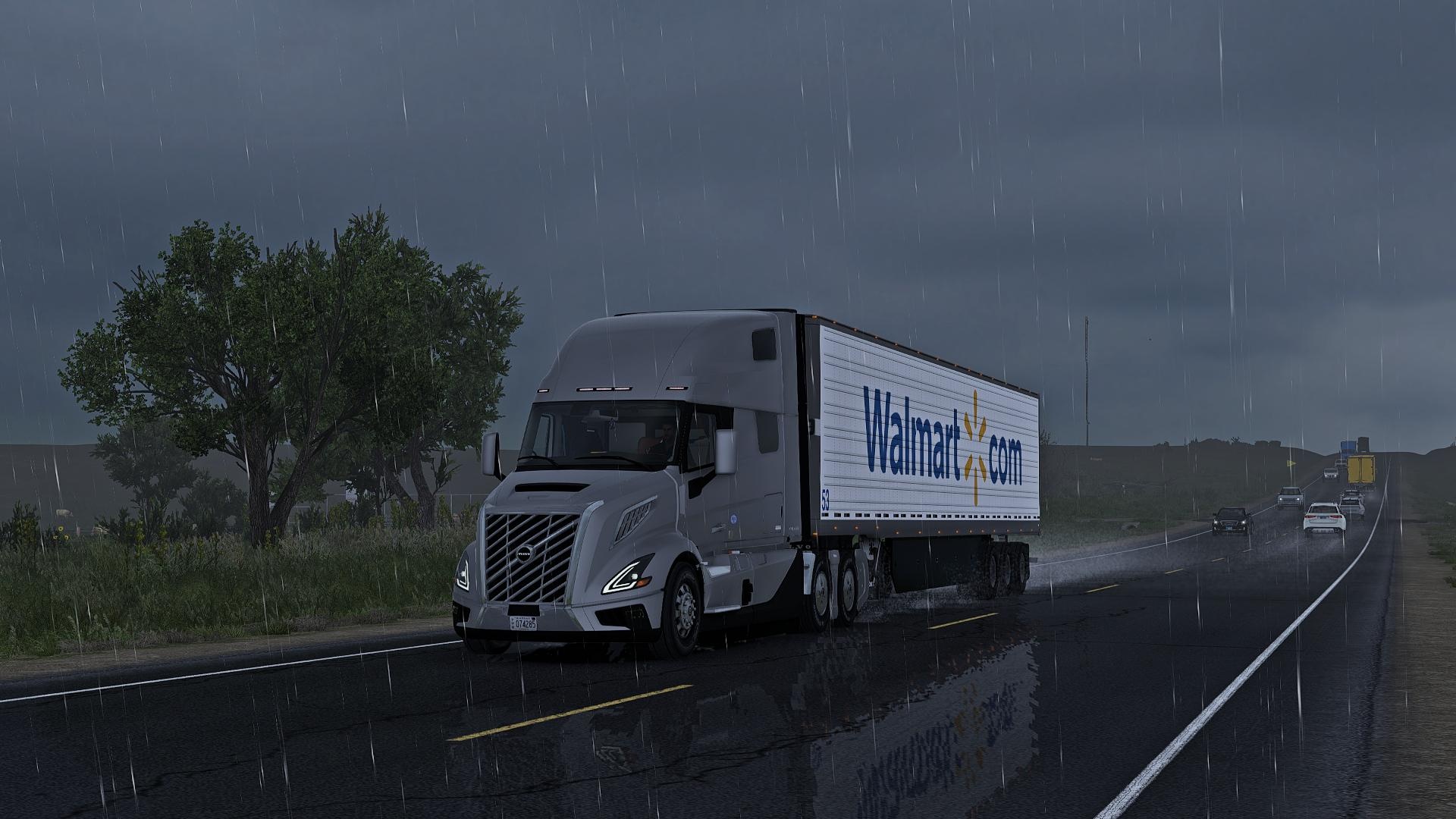 МОД Realistic Weather System ATS v2.8 ДЛЯ AMERICAN TRUCK SIMULATOR