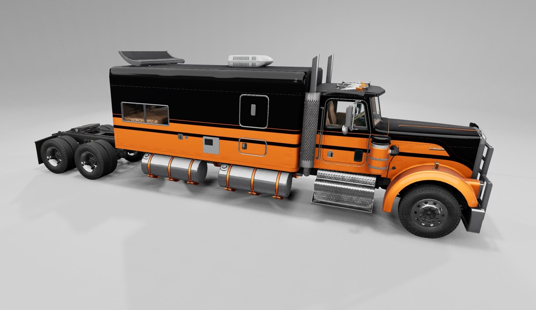 Мод Extended T-Series Sleeper v1.1 (0.38.x) ДЛЯ BEAMNG.DRIVE
