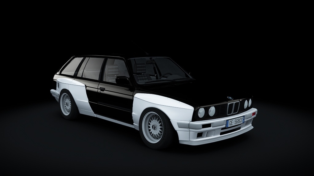 Мод BMW 325iX E30 Touring wide v1.0.1 для Assetto Corsa