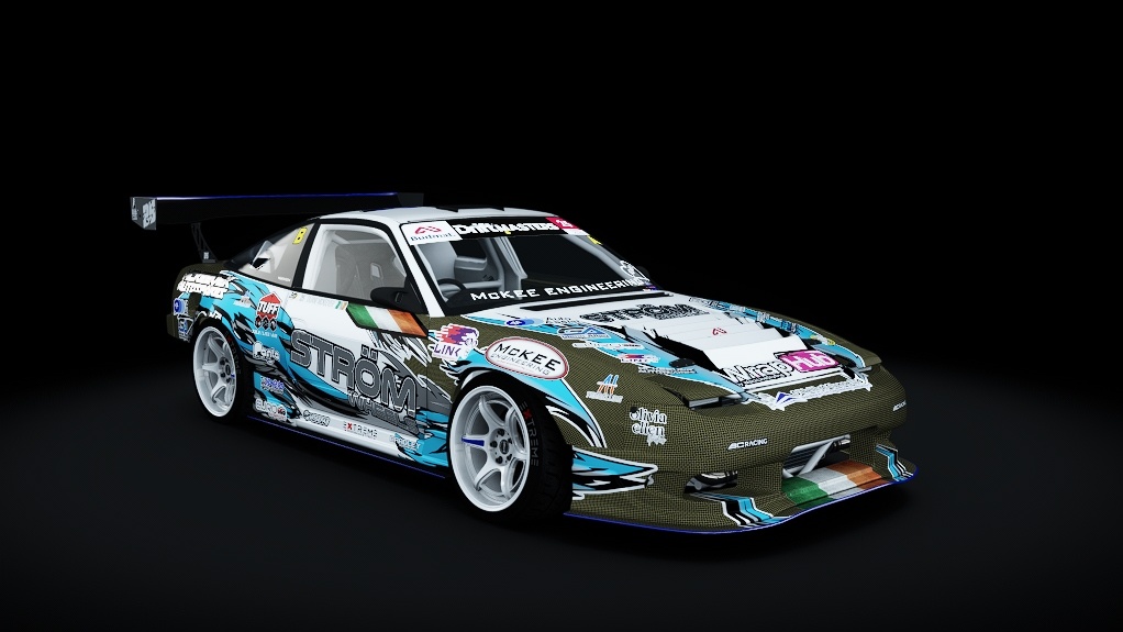 Мод Nissan 180sx Duane Mckeever #25 Drift Masters v1.0.1 для Assetto Corsa