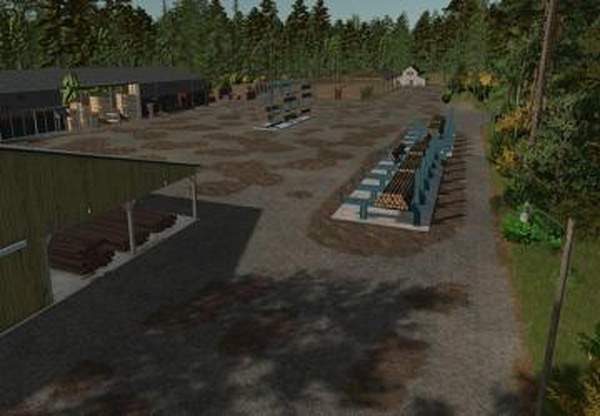 Карта «Back Roads County Forestry Edition 4x» v1.0.0.0 для Farming Simulator 2025