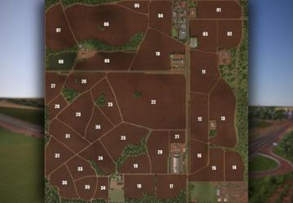 Карта «Estância São Carlos» версия 1.2.0.0 для Farming Simulator 2025