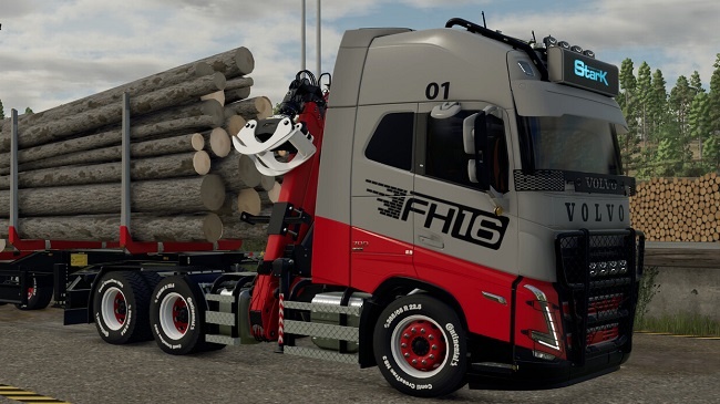 Мод Volvo FH 16 Forestry Z-Crane Semi Pack v1.0.0.1 (1.19.x) ДЛЯ FARMING SIMULATOR 2025