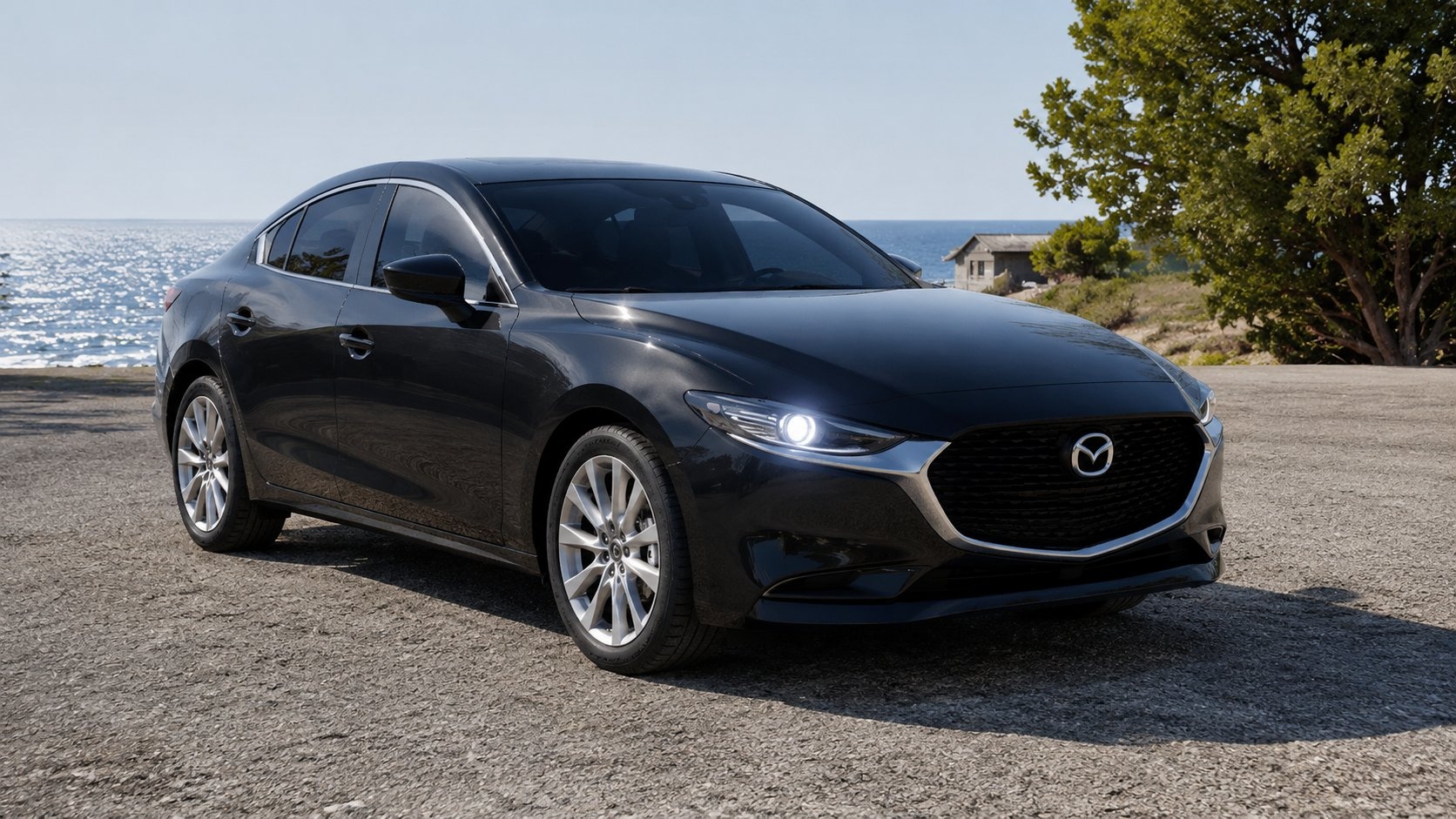 Мод Mazda 3 SH9 v1.0 (0.38.x) ДЛЯ BEAMNG.DRIVE