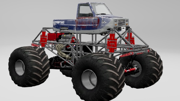Мод Universal Monster Frame v3.9.0 (0.38.x) ДЛЯ BEAMNG.DRIVE