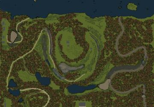 Карта «Жуткий лес» версия 1 для Spintires: MudRunner (v28.09.22)