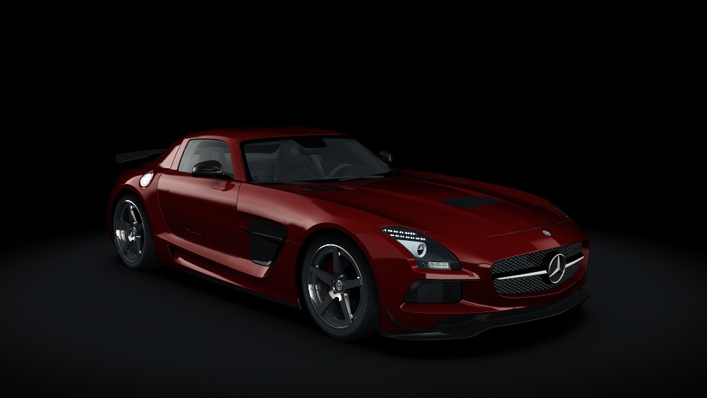 Мод Mercedes-AMG SLS Black Series v1.0.1 для Assetto Corsa