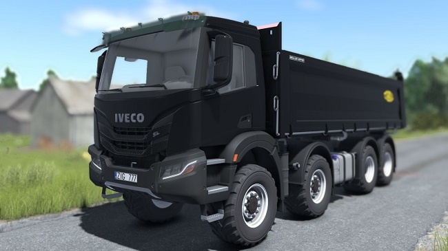 Мод Iveco X-Way 8X8 Meiller Kipper v1.1.0.0 (1.19.x) ДЛЯ FARMING SIMULATOR 2025