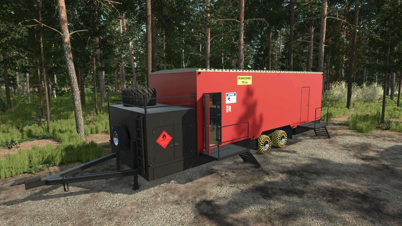 Мод Forestry Service Trailer v2.0.0.1 (1.19.x) ДЛЯ FARMING SIMULATOR 2025