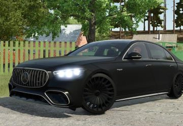 Мод Mercedes Benz S63 AMG версия 1.1.0.0 для Farming Simulator 2025 (v1.19.x)