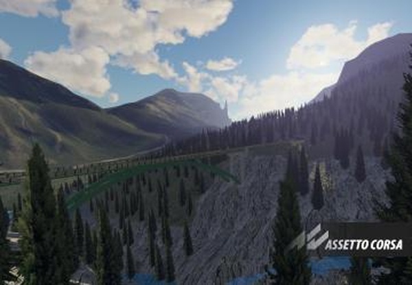 Icefields Parkway версия 1.0 для Assetto Corsa