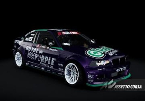 Мод BMW E46 Formula Drift  - Dylan Hughes версия 3.0.1 для Assetto Corsa