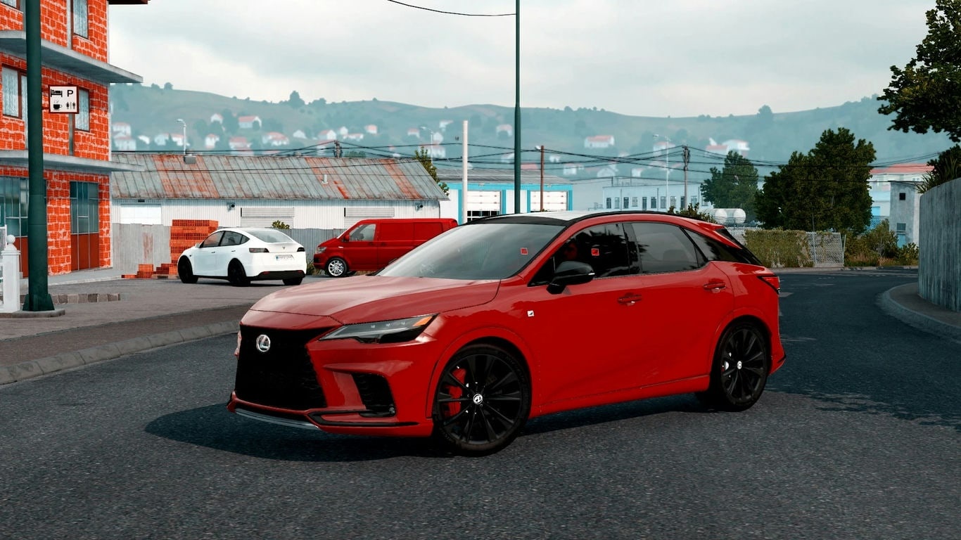 МОД Lexus RX 500h F Sport Performance 2024 v1.6 ДЛЯ EURO TRUCK SIMULATOR 2