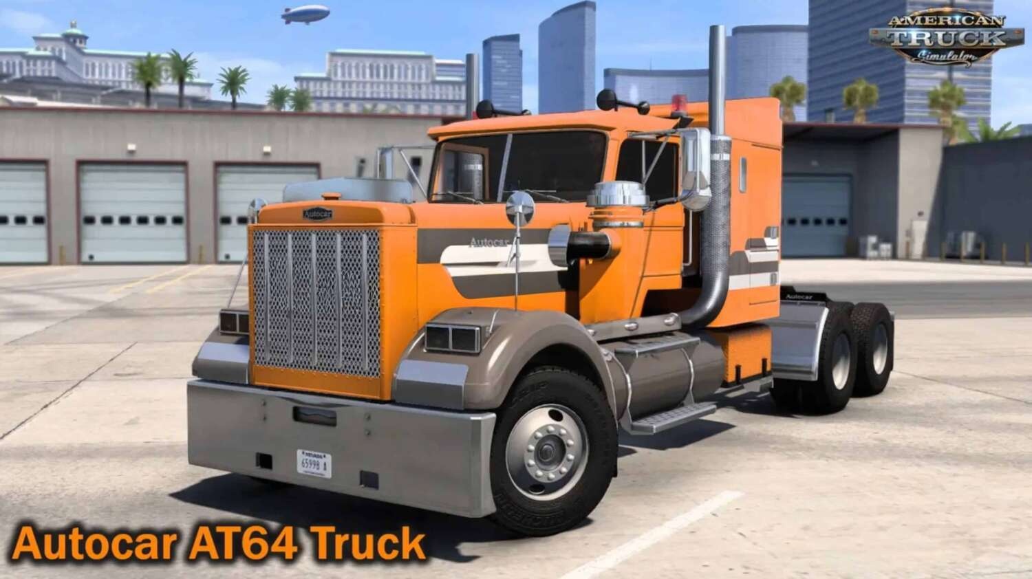МОД Autocar DC64 v1.59 ДЛЯ AMERICAN TRUCK SIMULATOR