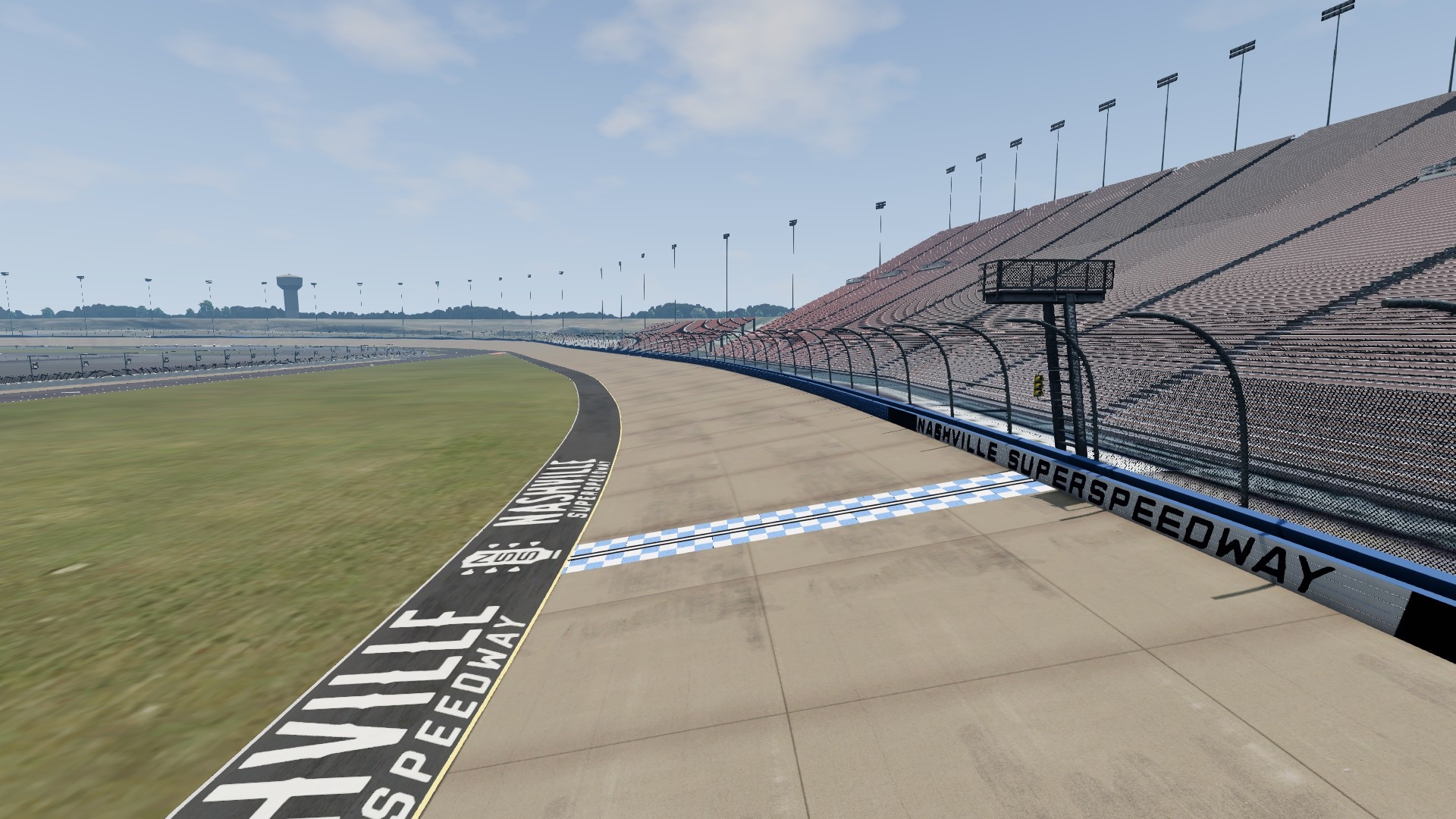 Мод Карта Nashville Superspeedway v1.0 (0.38.x) ДЛЯ BEAMNG.DRIVE