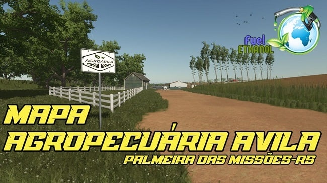 Мод Карта Agropecuária Avila v1.0.0.0 (1.19.x) ДЛЯ FARMING SIMULATOR 2025