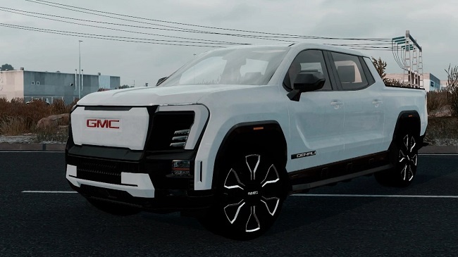 МОД GMC Sierra EV 2025 (ETS2/ATS) v1.2 ДЛЯ EURO TRUCK SIMULATOR 2