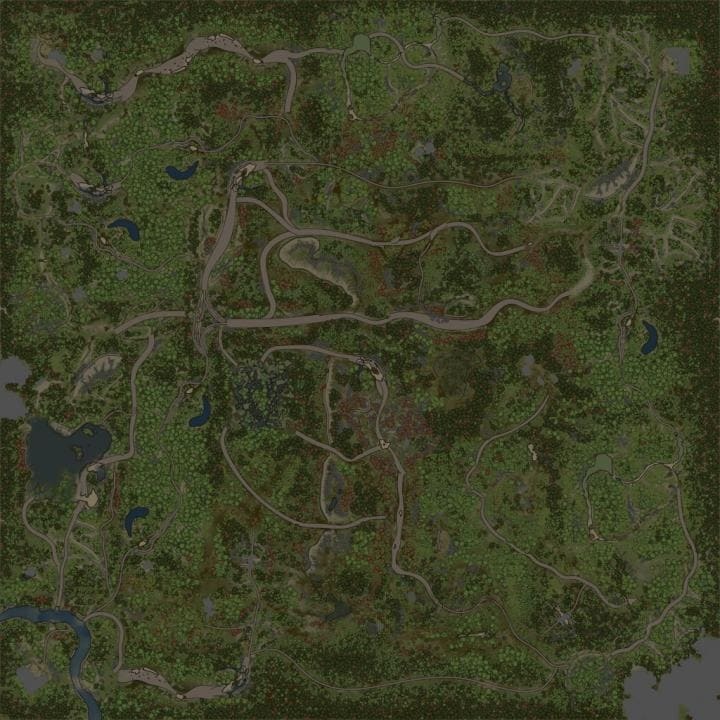 Мод Карта Лесные Равнины FINAL для Spintires: MudRunner