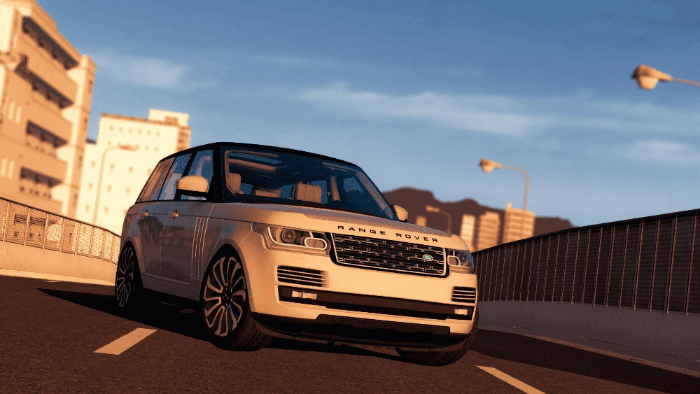 Мод Range Rover Vogue 2014 v1.0 для City Car Driving (v1.5.9.2)