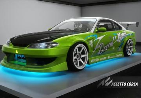 Мод MKS Nissan Silvia S15 Works 9 версия 1.0 для Assetto Corsa