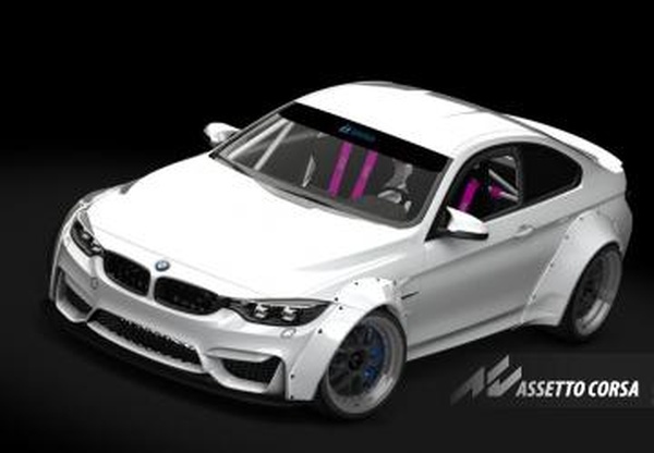 Мод RacerBoy LBWK BMW M4 версия 1.0 для Assetto Corsa