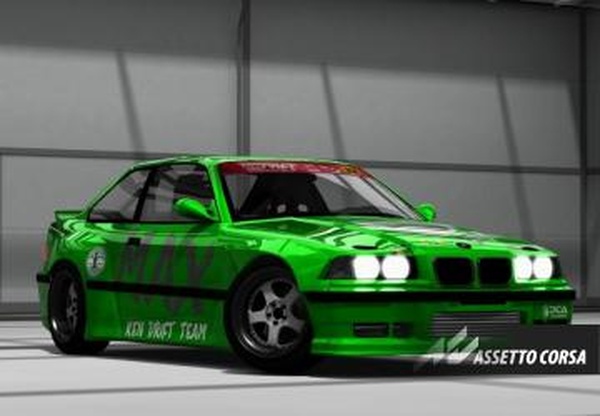 Мод KenJr BMW E36 mitzu версия 1.0 для Assetto Corsa